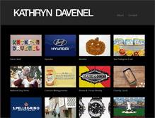 Tablet Screenshot of kathryndavenel.com